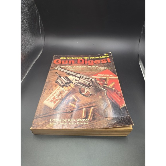 Other - Vintage GUN DIGEST 1981 Deluxe Edition paperback book guns hunting shooting ammo